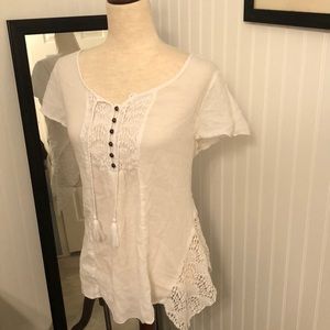 Southern Lace-detail Blouse